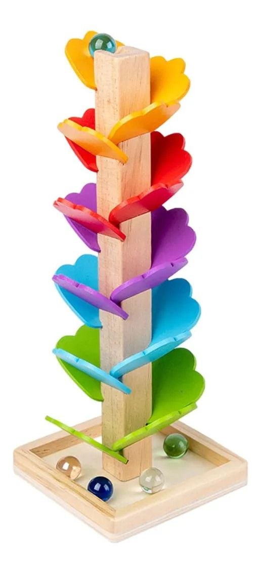 Torre de Canicas Musical / Árbol de Sonido de Madera