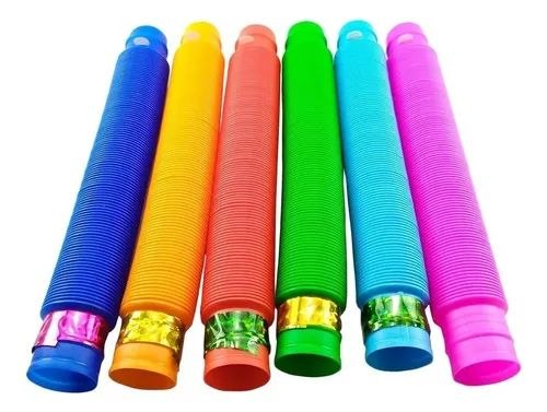 Tubo sensorial flexible con luz LED / Fidget Toys
