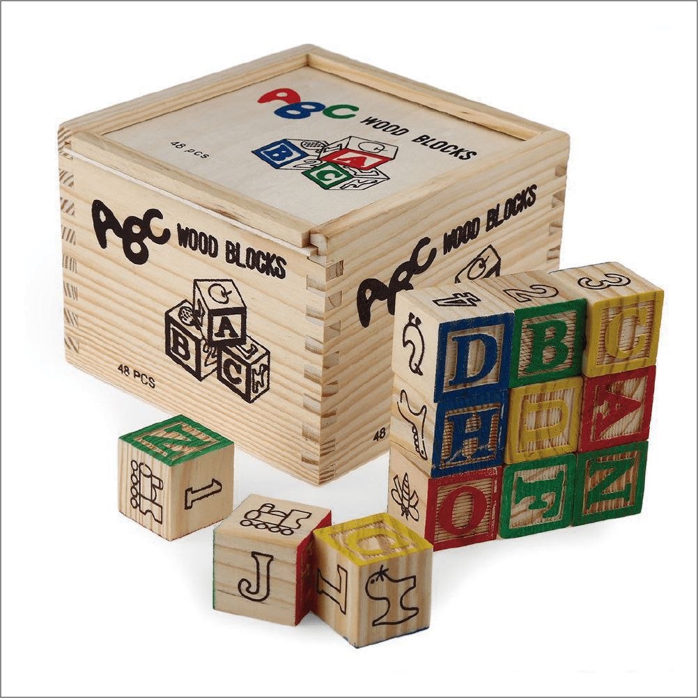 Cubos abc 48 piezas