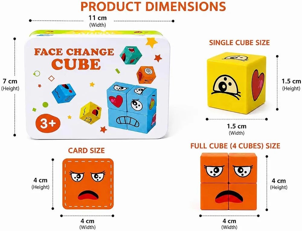 Juego de emociones / expresiones  Modelo pequeño
