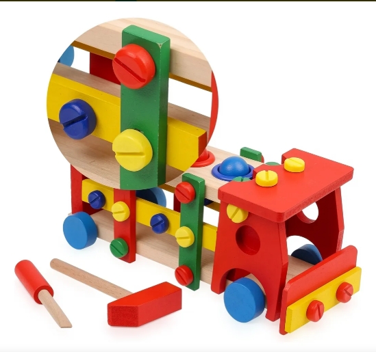 Enroscable Montessori de madera