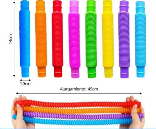 Tubo sensorial flexible con luz LED / Fidget Toys